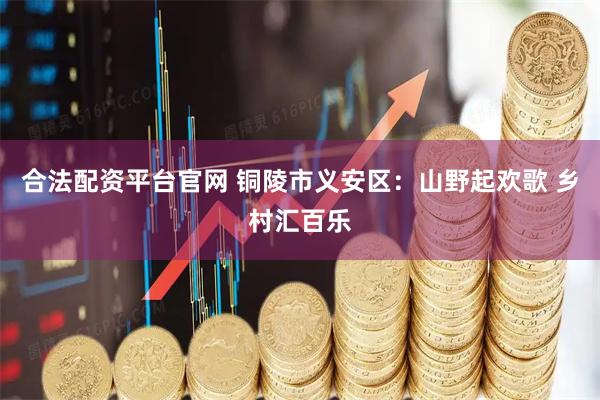 合法配资平台官网 铜陵市义安区：山野起欢歌 乡村汇百乐